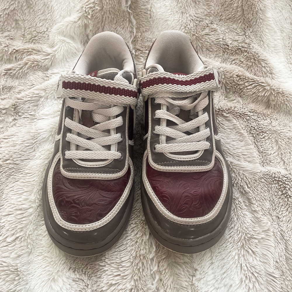 Nike 316555-221 Vandal Low Burgundy Tan Womens Size 6.5